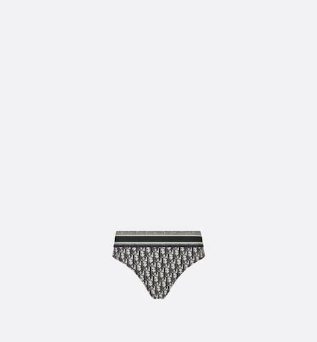 Dioriviera Triangle Bikini Top Navy Blue Dior Oblique Technical 